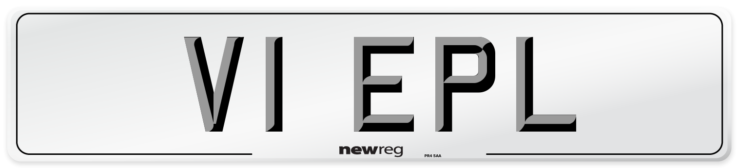 V1 EPL Number Plate from New Reg